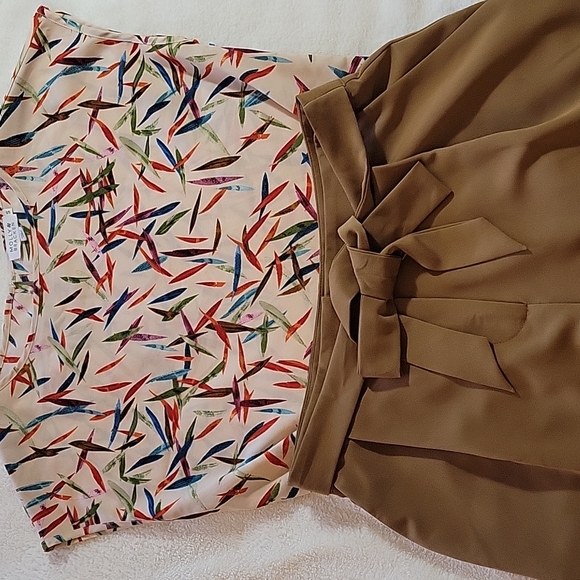 TAN COLOR HIGH WAISTED DRESS PANTS - Picture 13 of 14